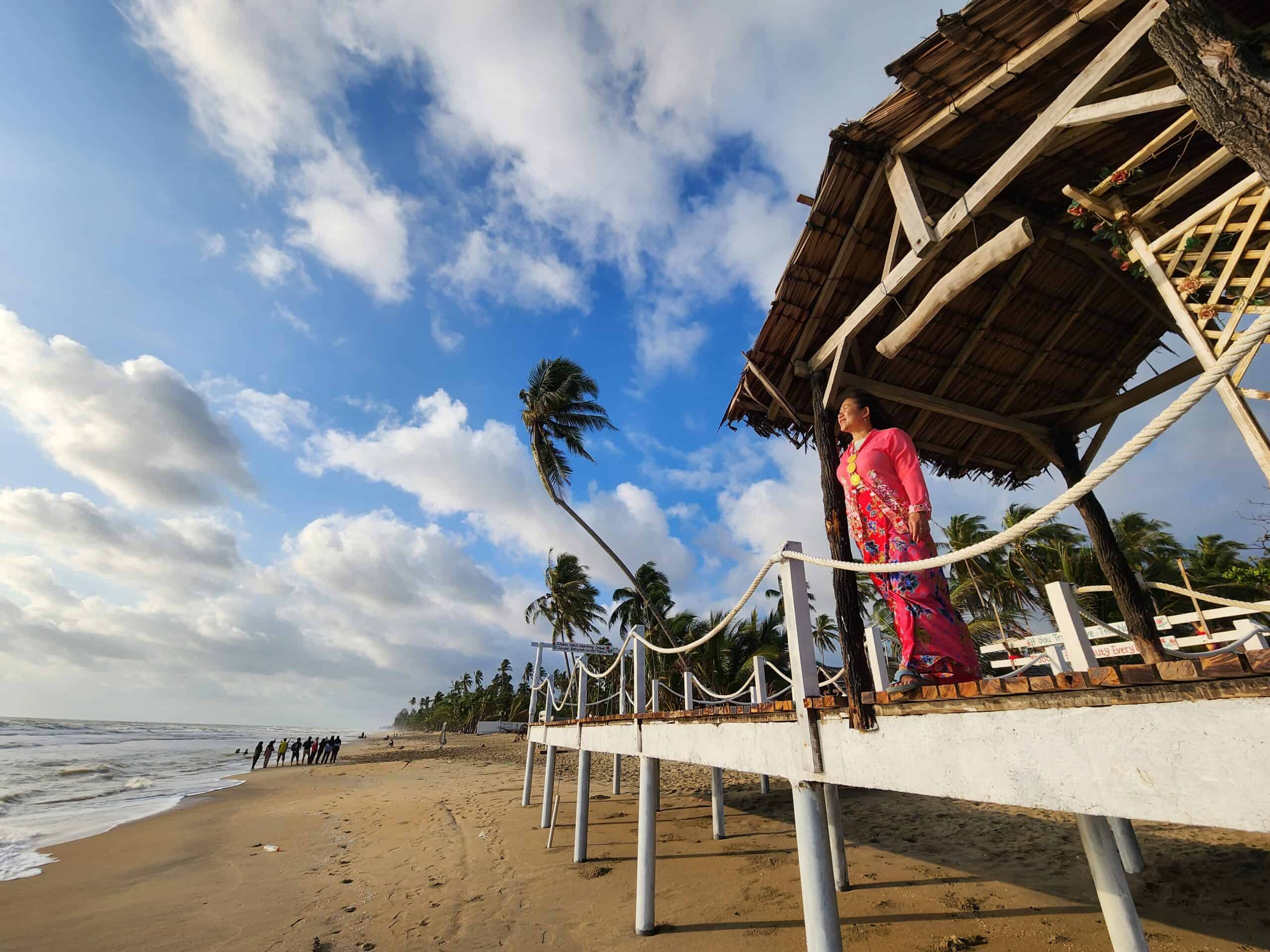 洶湧的大海：吉蘭丹Pantai Tapang露營體驗，感受東海岸的日落與繁星