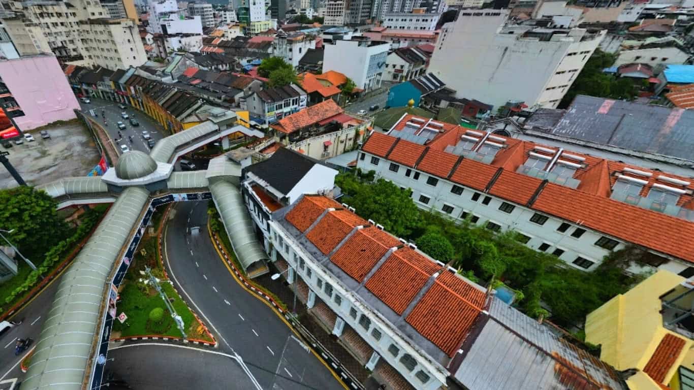 來檳城，請一定記得來打卡這一站：八爪魚天橋（octopus bridge）